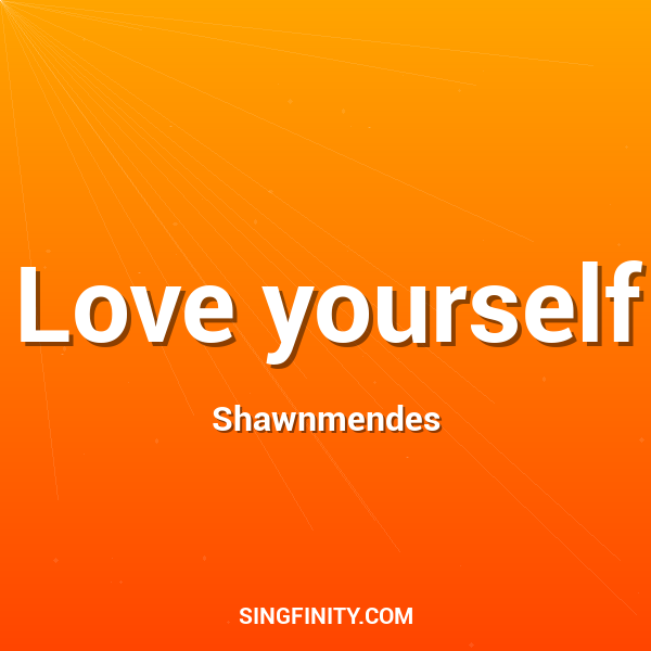 Artwork for Love yourself