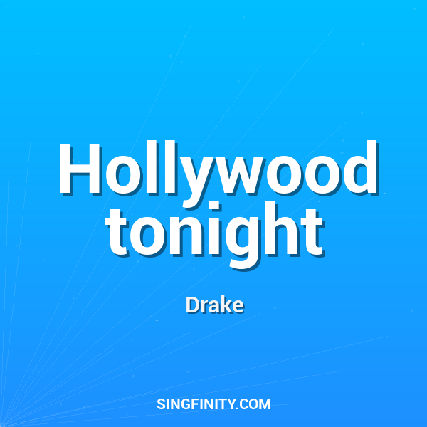 Hollywood tonight