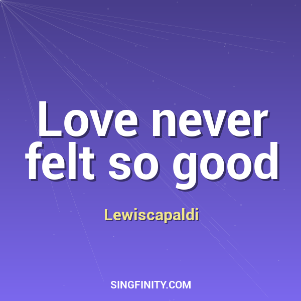 Love never felt so good