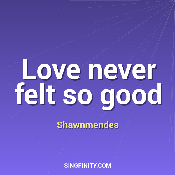 Love never felt so good