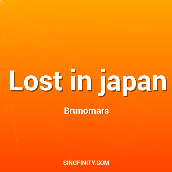 Lost in japan