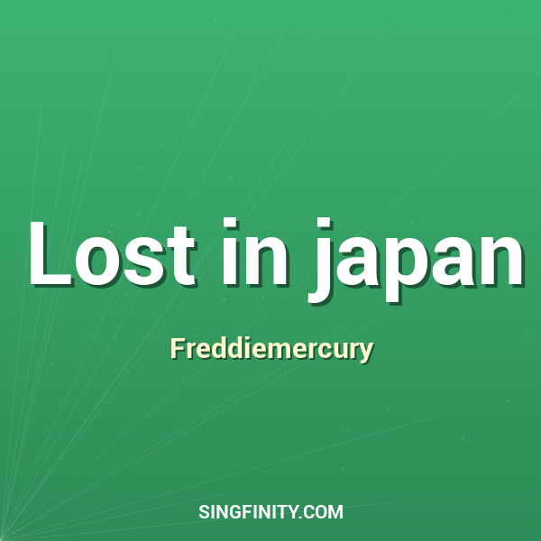 Lost in japan