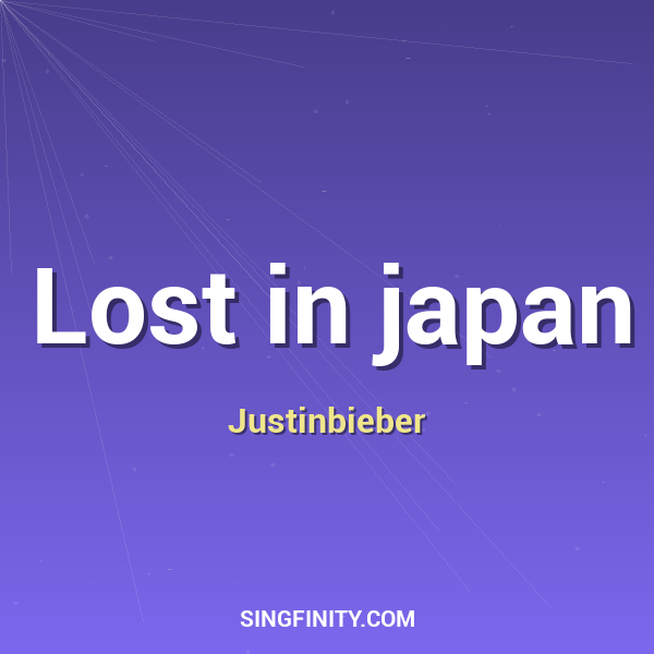 Lost in japan