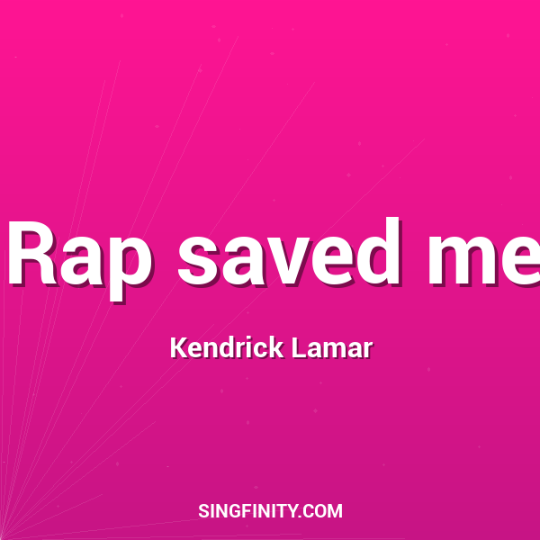 Artwork for Rap saved me