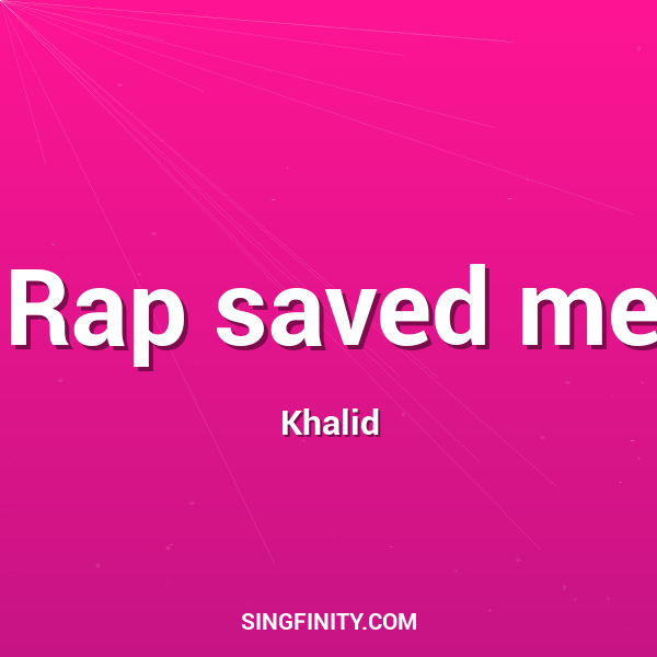 Artwork for Rap saved me