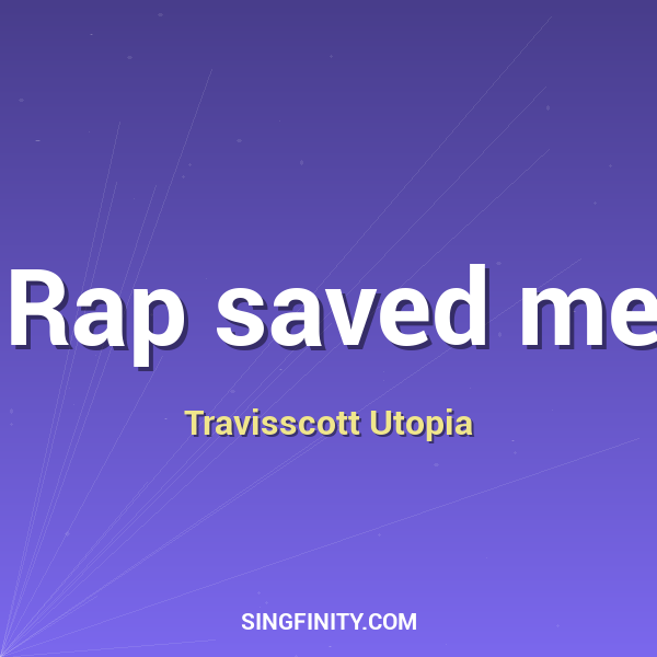 Artwork for Rap saved me