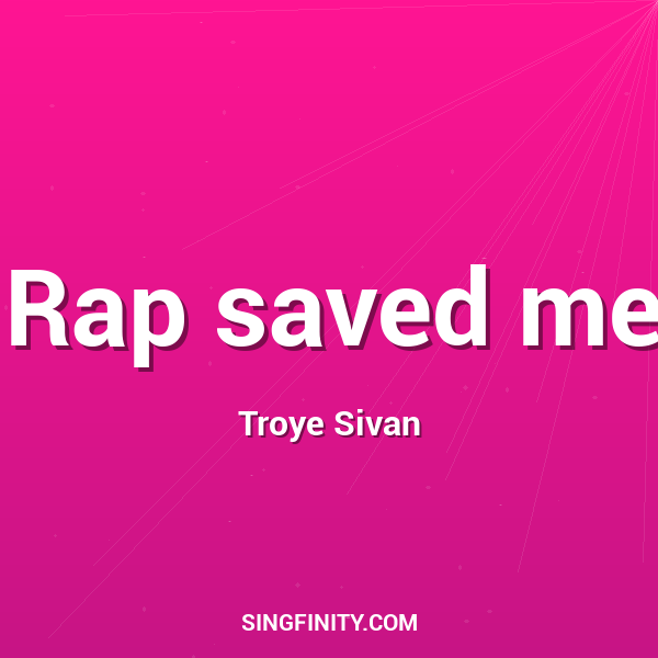 Artwork for Rap saved me