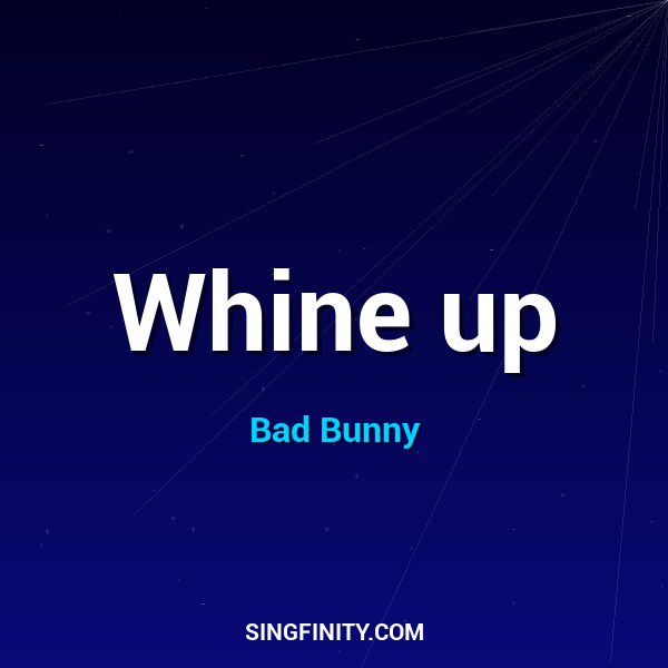 Artwork for Whine up