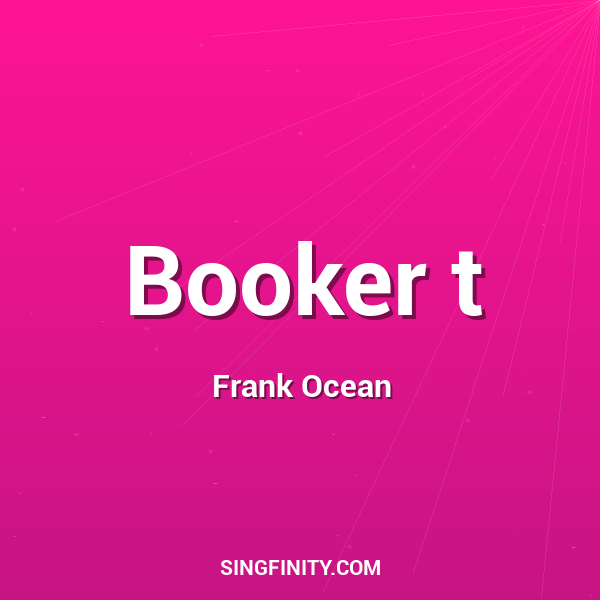 Artwork for Booker t