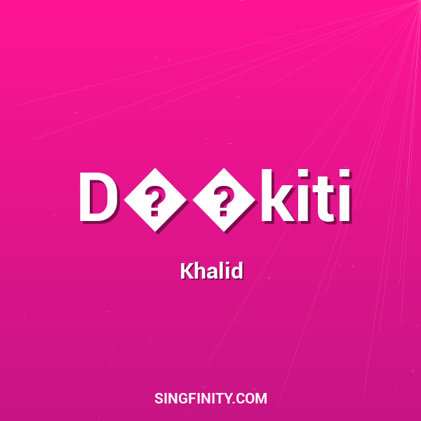 Artwork for D��kiti
