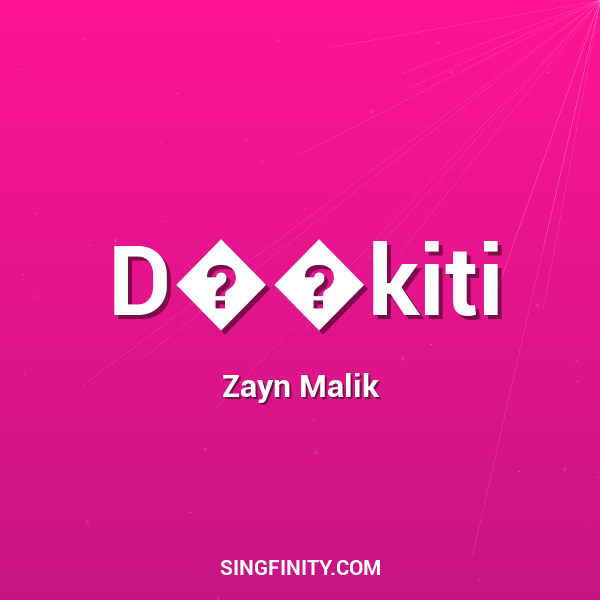 Artwork for D��kiti