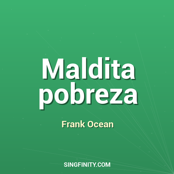 Artwork for Maldita pobreza