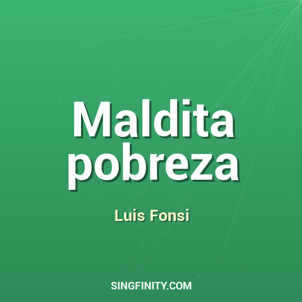 Artwork for Maldita pobreza