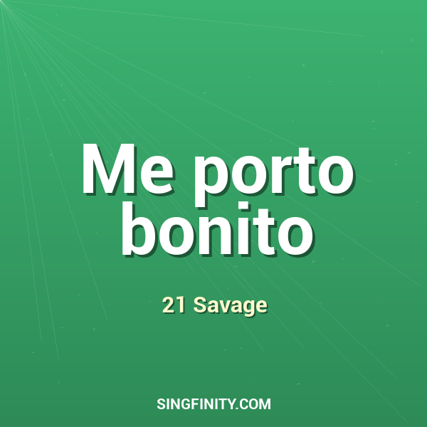 Artwork for Me porto bonito