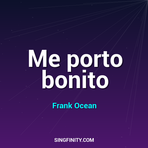 Artwork for Me porto bonito