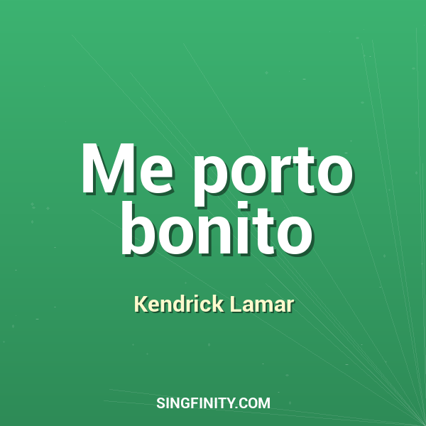 Artwork for Me porto bonito