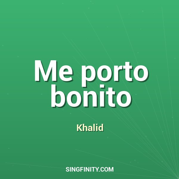 Artwork for Me porto bonito