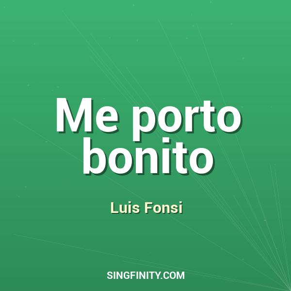 Artwork for Me porto bonito