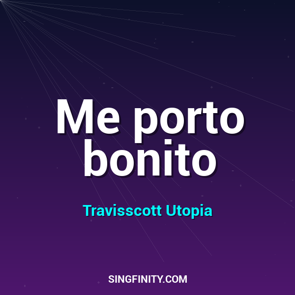 Artwork for Me porto bonito