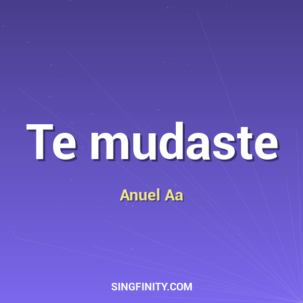 Artwork for Te mudaste