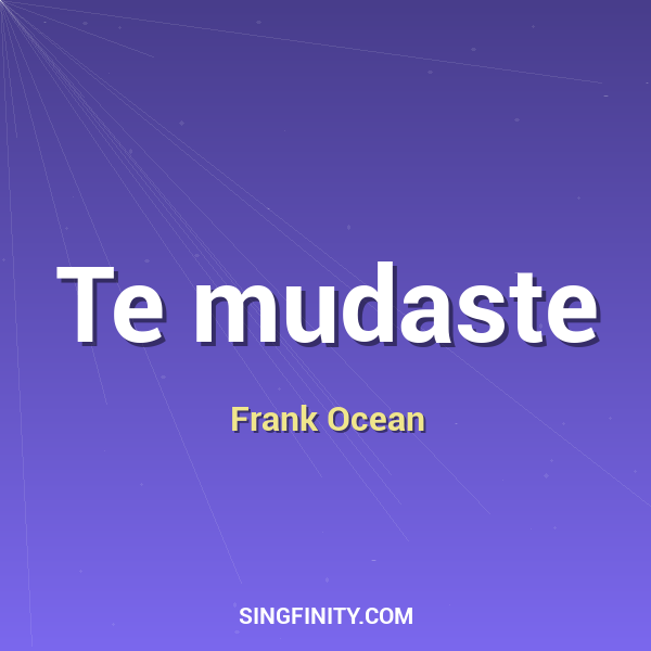 Artwork for Te mudaste