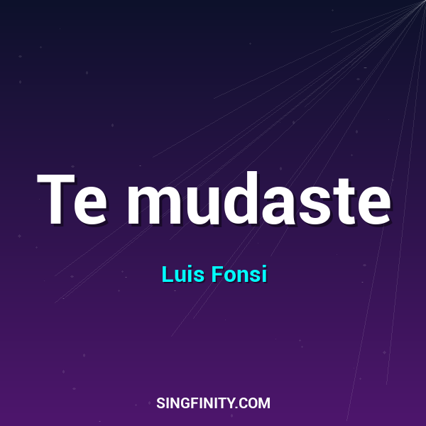 Artwork for Te mudaste