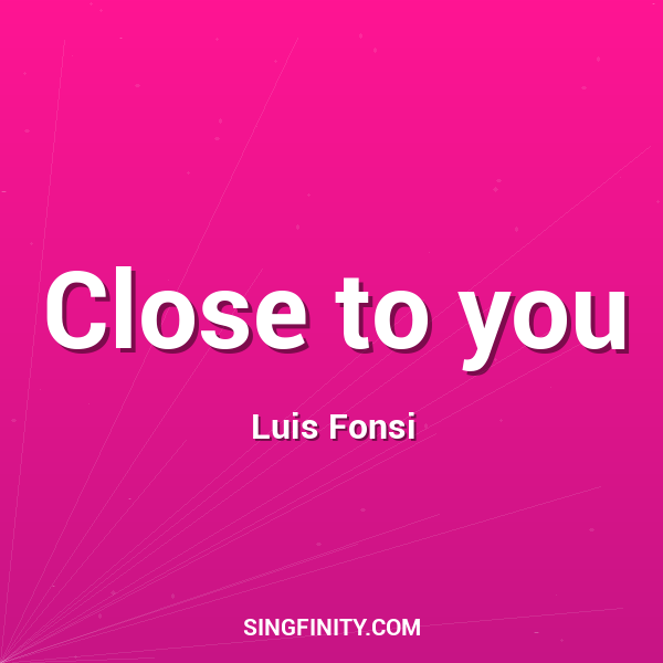 Artwork for Close to you