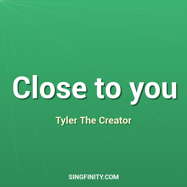 Artwork for Close to you