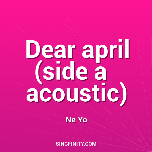 Artwork for Dear april (side a   acoustic)