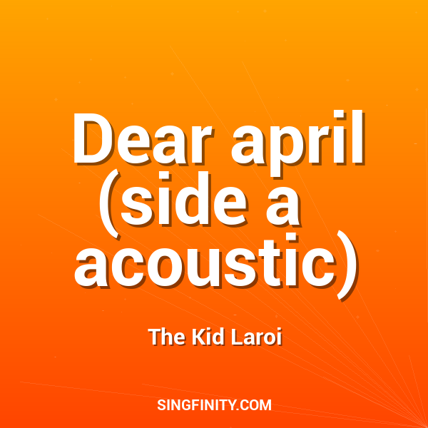 Artwork for Dear april (side a   acoustic)