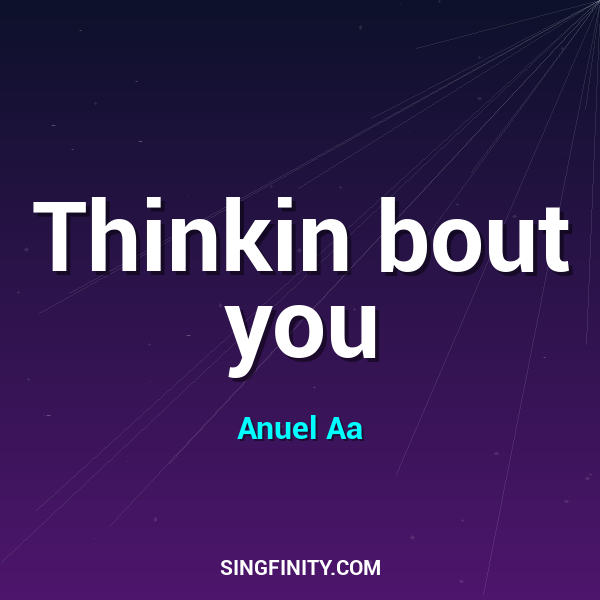 Artwork for Thinkin bout you