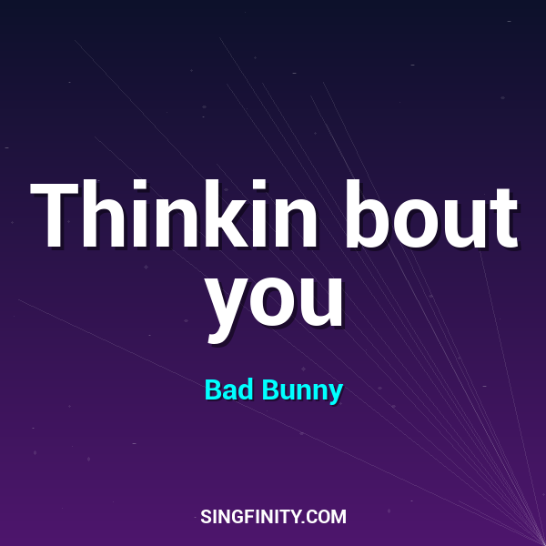 Artwork for Thinkin bout you