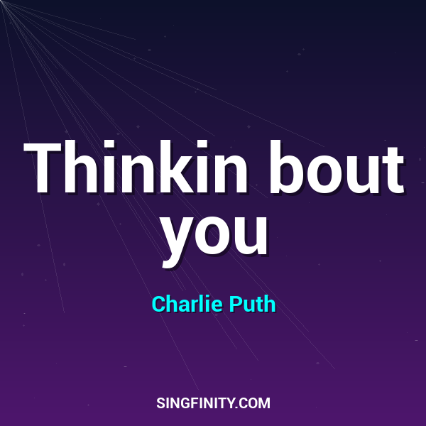 Artwork for Thinkin bout you