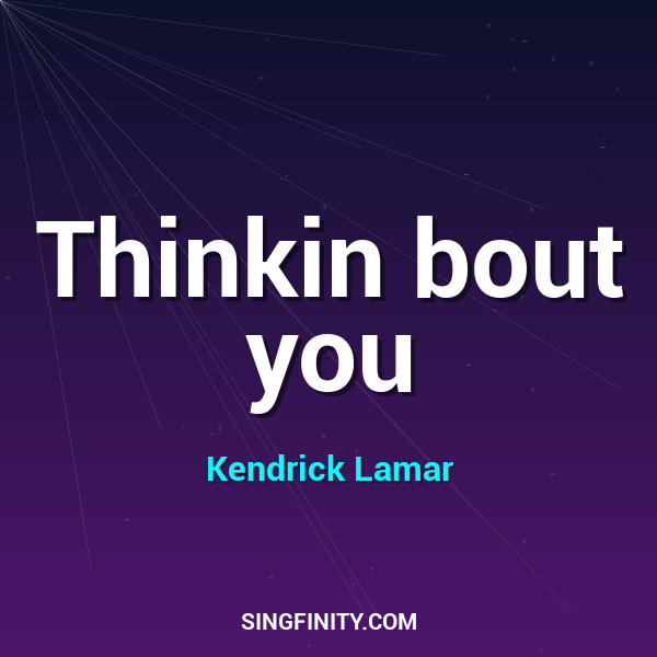 Artwork for Thinkin bout you