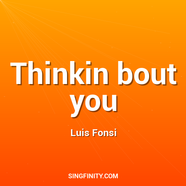 Artwork for Thinkin bout you