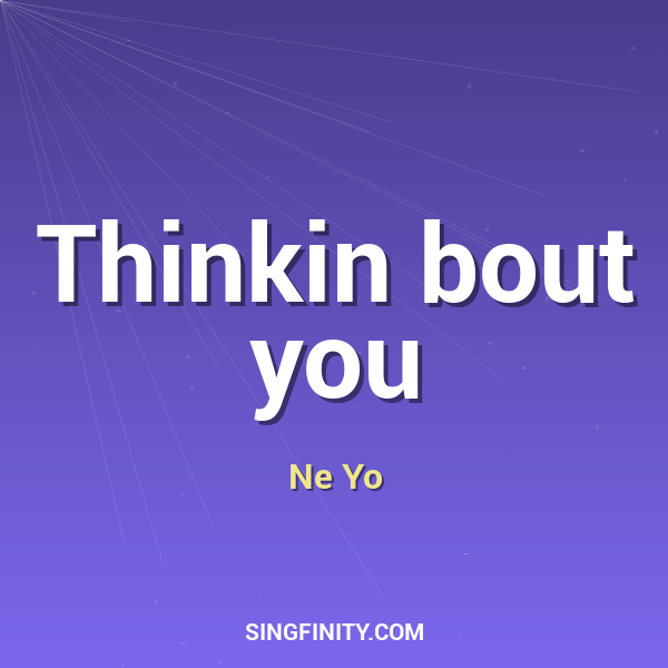 Artwork for Thinkin bout you