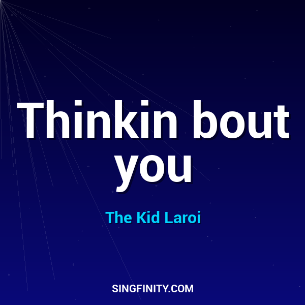 Artwork for Thinkin bout you