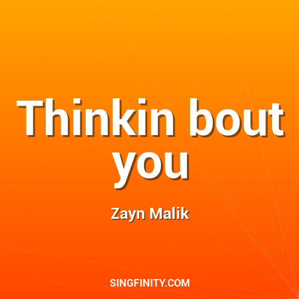 Artwork for Thinkin bout you