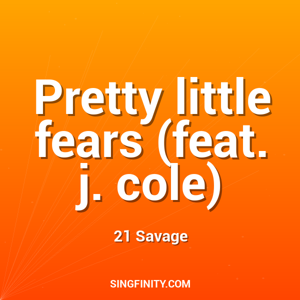Pretty little fears (feat. j. cole)