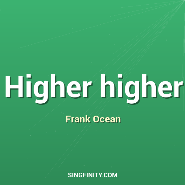 Artwork for Higher higher