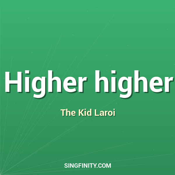 Artwork for Higher higher