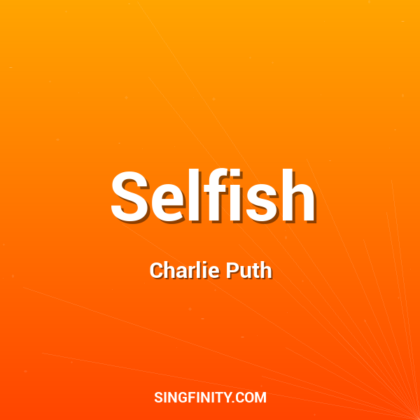 Artwork for Selfish