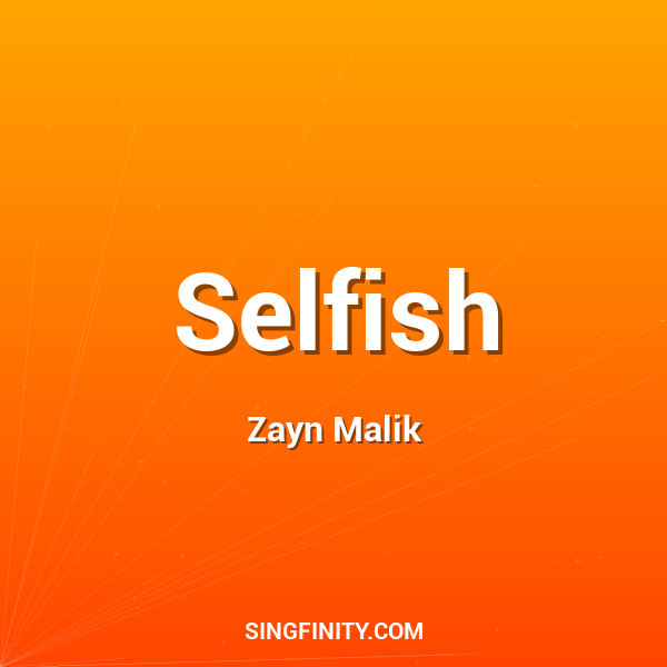 Artwork for Selfish