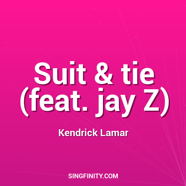Suit & tie (feat. jay Z)