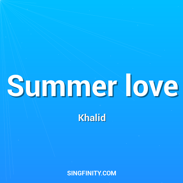 Artwork for Summer love