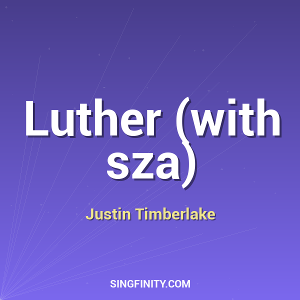 Artwork for Luther (with sza)