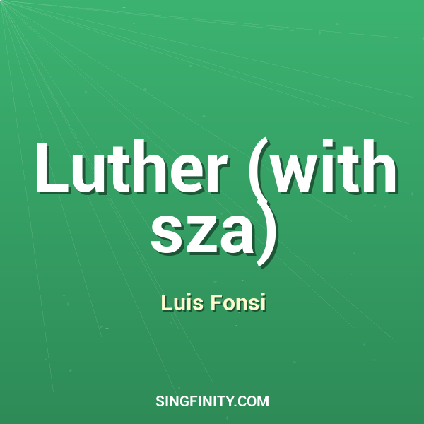 Artwork for Luther (with sza)
