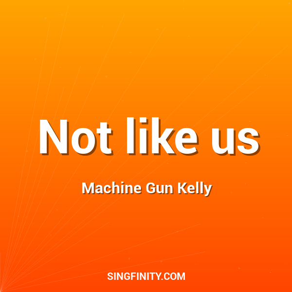 Artwork for Not like us