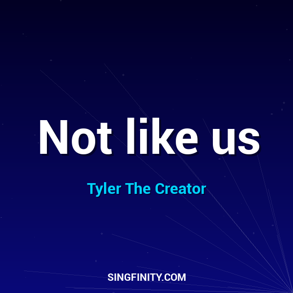 Artwork for Not like us