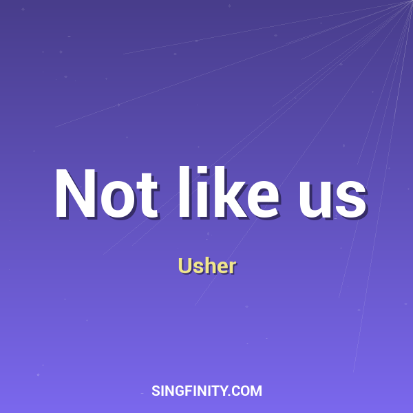 Artwork for Not like us